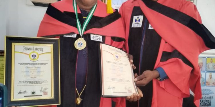 Ogun: Asiwaju Of Orile-Imo, Olakunle Bags Doctorate Degree In Estate Management 
