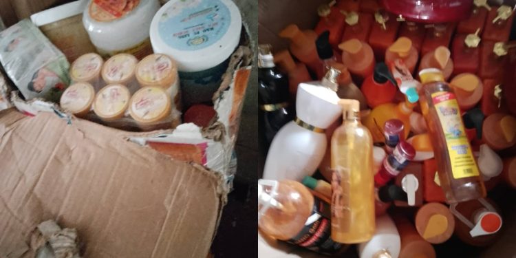 NAFDAC shuts down Illegal cosmetics factory in Lagos