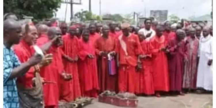 Edo community hires traditionalists to invoke curses on vandalized police station