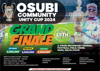 Oborewovori,Tete, Ikpeba, Ojo, other top sports dignitaries to Attend Osubi Community Unity Cup Final.