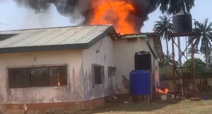 706 ballot boxes, others destroyed as fire razes INEC office in Delta