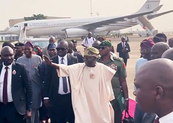 Tinubu Arrives In Lagos For Christmas, New Year