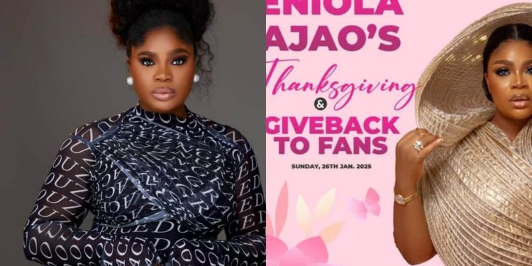 Eniola Ajao makes big announcement as she sets to give out sewing machines, make-up chairs, and more to fans