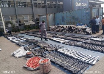 Customs Hands Over 1,599 Seized Arms To NSA Office