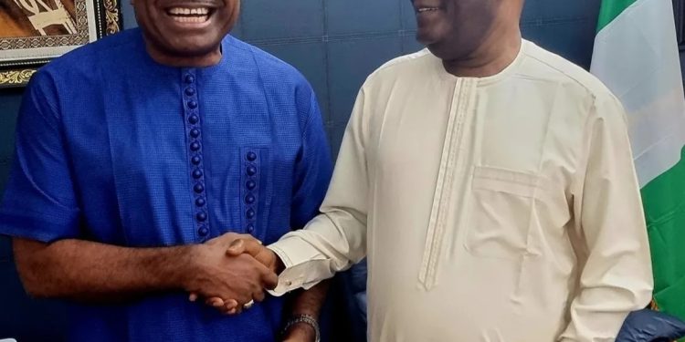 Kenneth Okonkwo meets with PDP’s Atiku Abubakar after dumping Labour Party