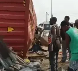 Many feared dead as truck crashes into shuttle bus in Anambra