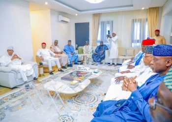 Former President, Buhari receives APC governors at Kaduna residence