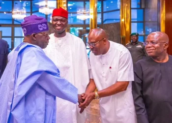 Tinubu meets Fubara in London, moves to broker truce in Rivers