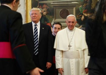 Trump orders flags flown at half-staff as a “mark of respect for the memory” of Pope Francis