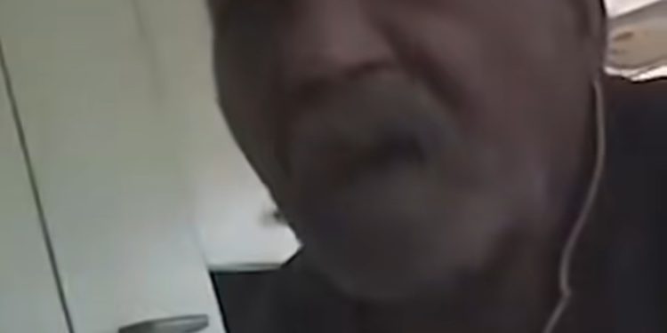 Moment 92-year-old man is arrested for rape and murder (video)