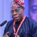 Nigeria not moving economically as it should – Obasanjo