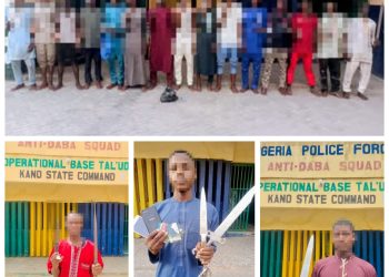Police arrest 98 suspects for armed robbery, kidnapping, thuggery, drug dealing, fraud