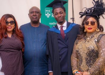 Lokpobiri Celebrates Son’s Academic Achievement From UK University