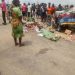Two Person Confirm Dead As Tipper Truck Crash With Tricycle (Keke) Along Tombia -Amassoma In Yenagoa