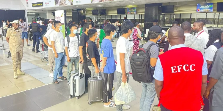 EFCC, Immigration Repatriate 51 More Foreigners Jailed For Internet Fraud