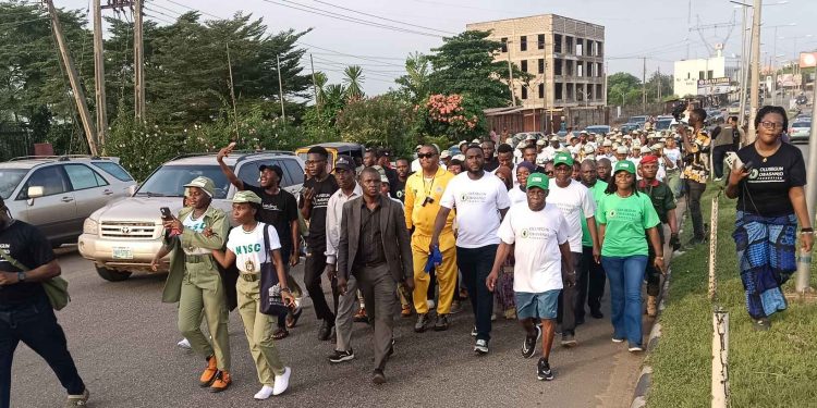 Obasanjo leads walk against diabetes as medical experts urge healthy living
