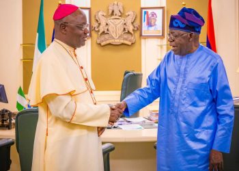 Tinubu hosts Catholic Archbishop at Aso Rock