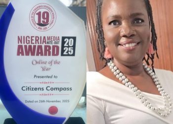 Citizens Compass wins Online of the Year Category at Nigeria Media Nite Out Awards