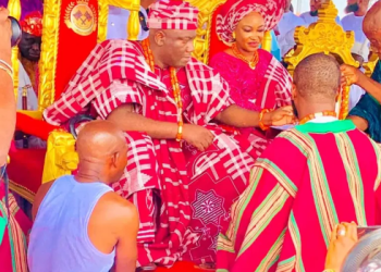 Ministers, Senators in Oyo as Alaafin confers chieftaincy title on Seyi Tinubu