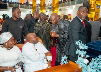 Governor Diri Acknowledges NDDC’s Support at Deputy’s Burial