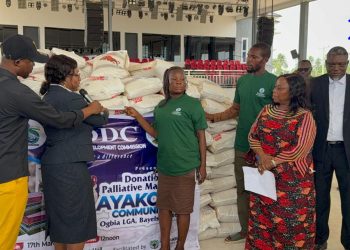 NDDC Donates Relief Materials to Ayakoro Community in Bayelsa
